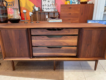 Load image into Gallery viewer, MCM walnut credenza
