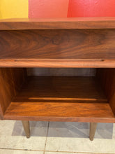 Load image into Gallery viewer, MCM walnut night stands by Peppler 1960&#39;s
