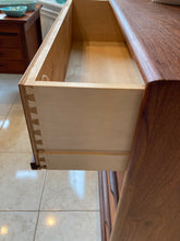 Load image into Gallery viewer, Mid century Teak 9 drawer low boy dresser
