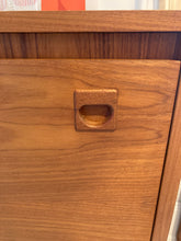 Load image into Gallery viewer, Teak bar storage cabinet
