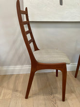 Load image into Gallery viewer, Danish mid-century teak dining chairs by Korup Stolefabrik
