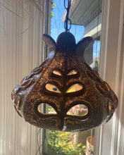 Load image into Gallery viewer, Mid-century Maurice Chalvignac ceramic hanging lamp
